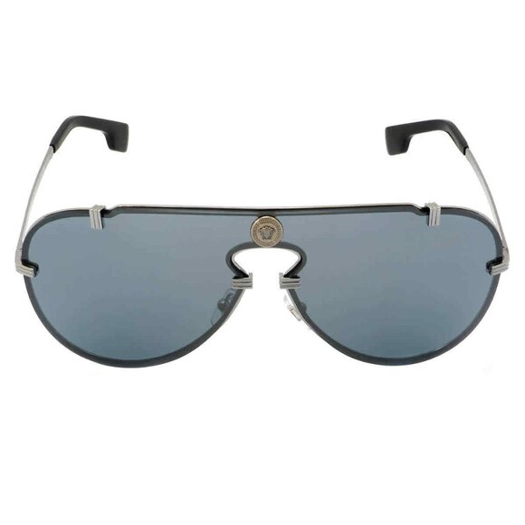 Sale! New Men's Versace Black Shield Sunglasses